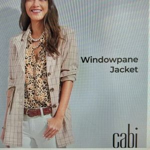Cabi Windowpane Jacket